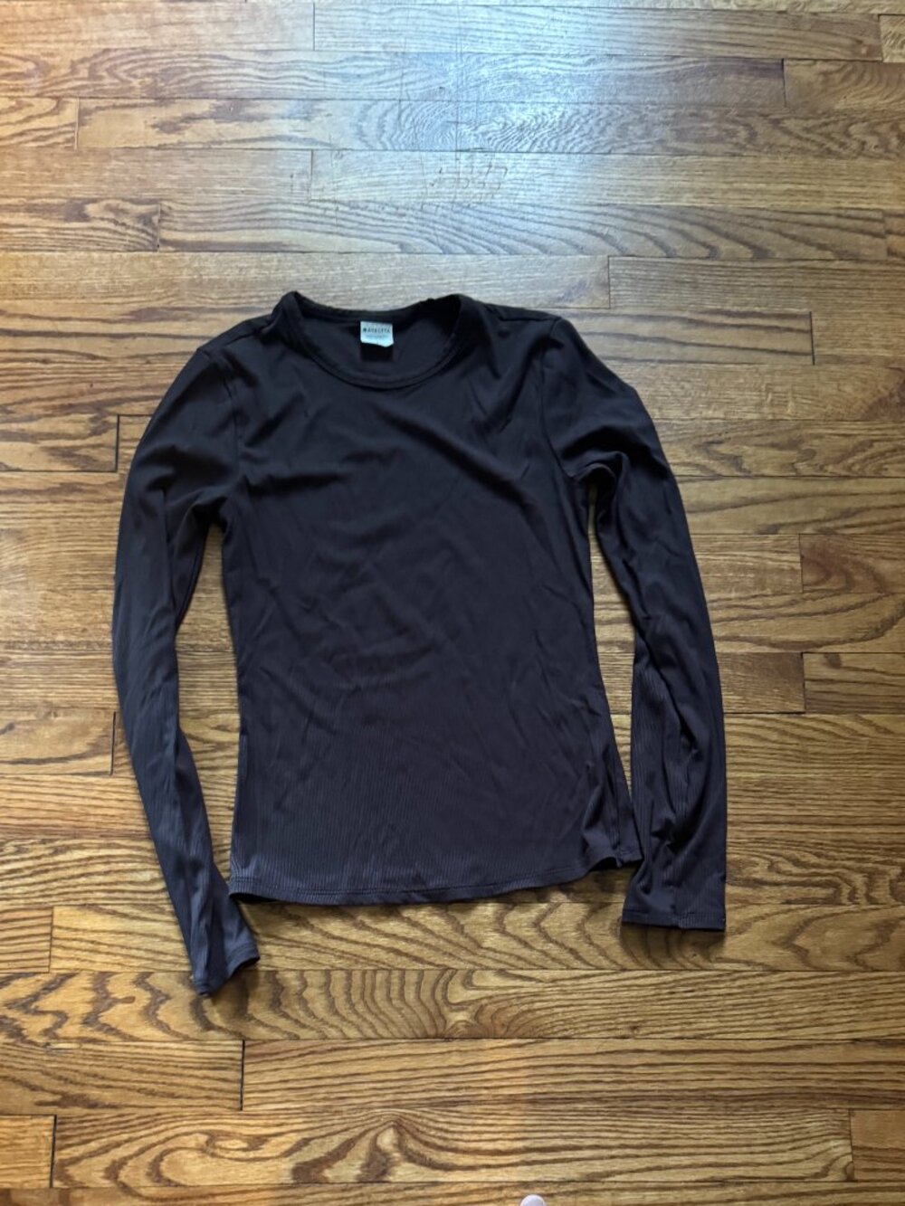 Athleta Signature Rib Top in Truffle